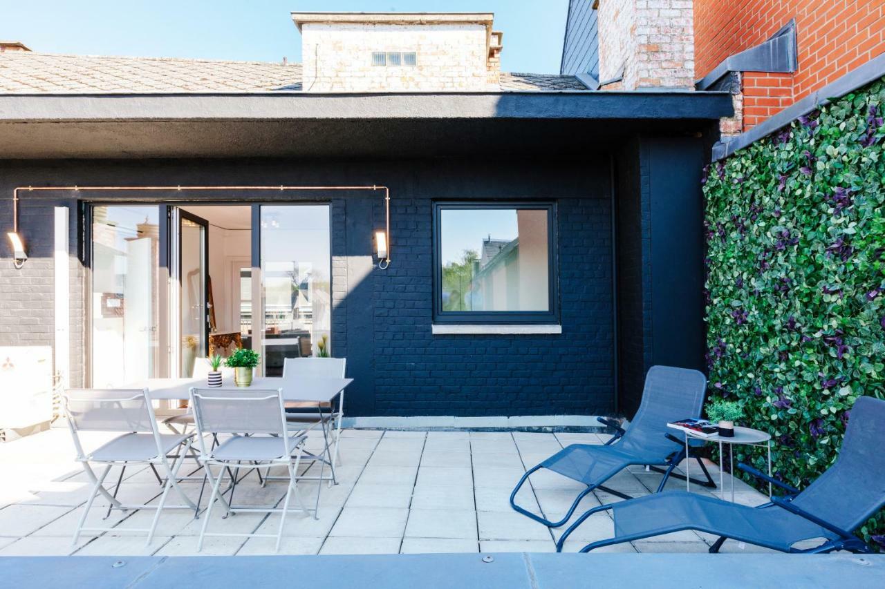 Luxury Apart' Mons City Center With Terrace Apartment Exterior photo