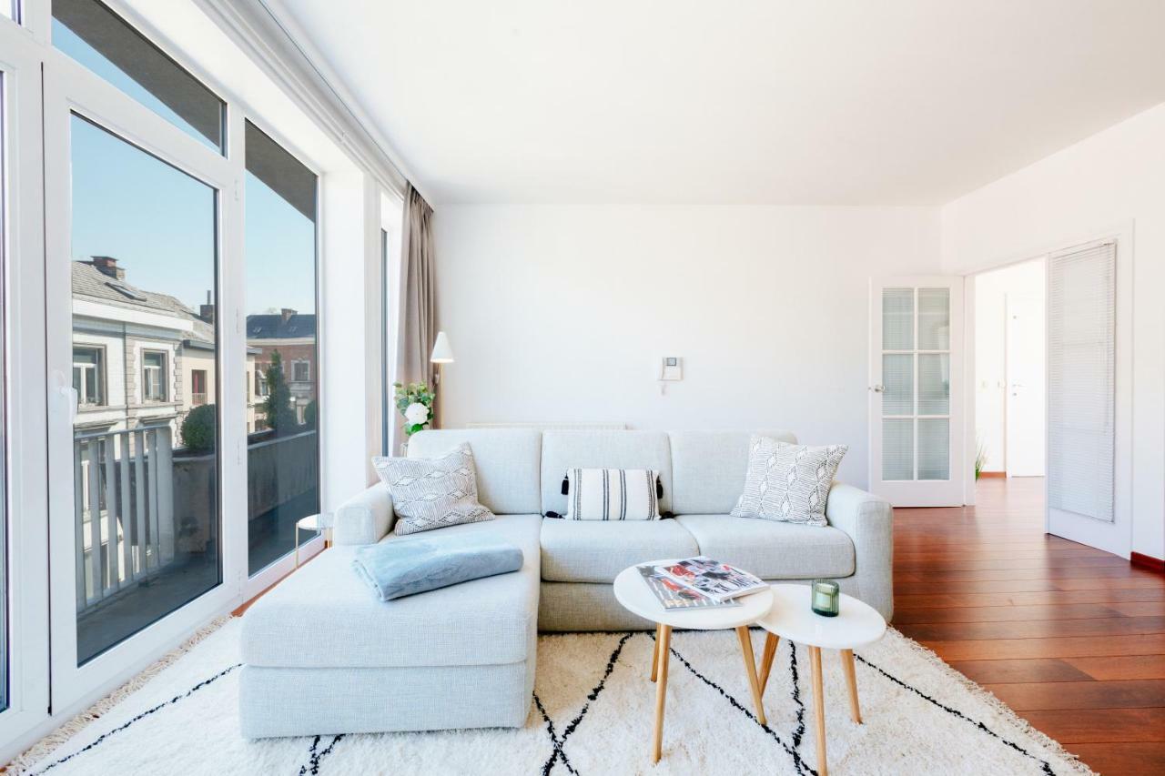 Luxury Apart' Mons City Center With Terrace Apartment Exterior photo