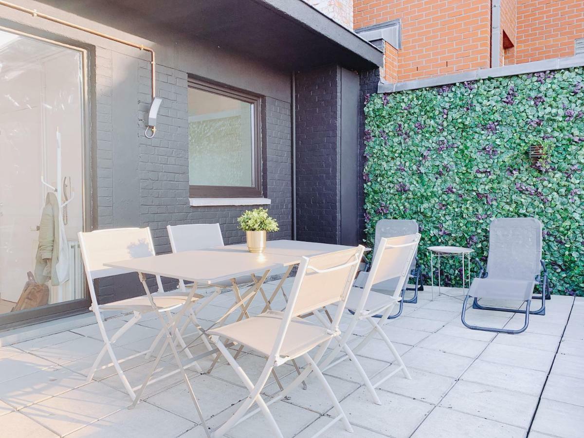 Luxury Apart' Mons City Center With Terrace Apartment Exterior photo